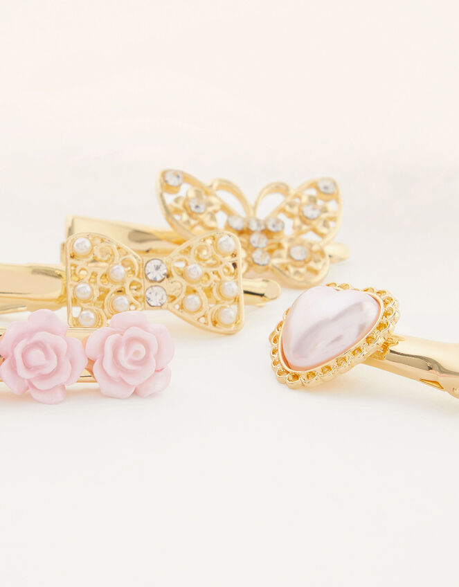 Pretty Mixed Hair Clip Set, , large