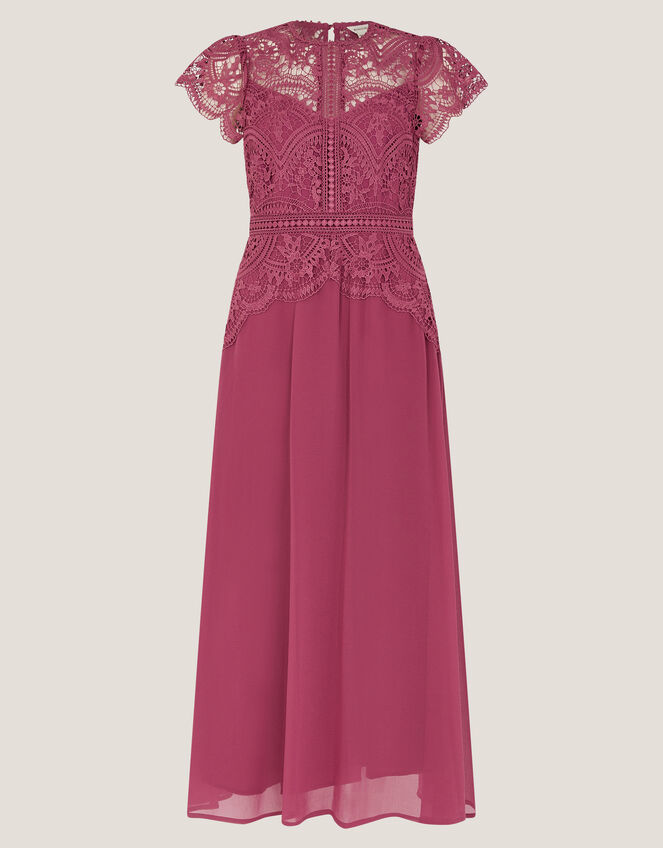 Monica Lace Midi Bridesmaid Dress
