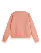 Scotch & Soda Heart Graphic Sweatshirt, Orange (PEACH), large