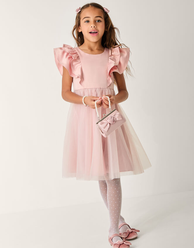 Aisha 2-in-1 Appliqu&eacute; Ruffle Party Dress, Multi (MULTI), large