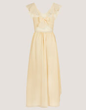 Indi Tie-Back Prom Dress, Yellow (LEMON), large