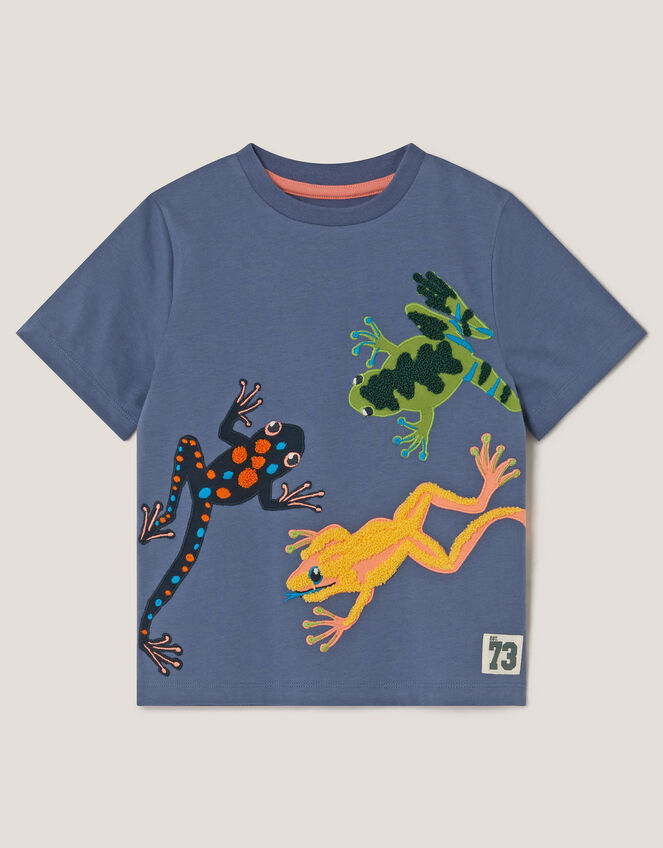 Flying Frog T-Shirt, Blue (BLUE), large