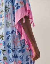 Coco Shell Print Mini Kaftan, , large