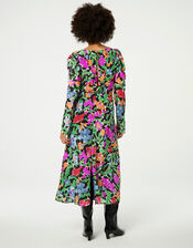 Fabienne Chapot Floral Print Midi Dress, Multi (MULTI), large