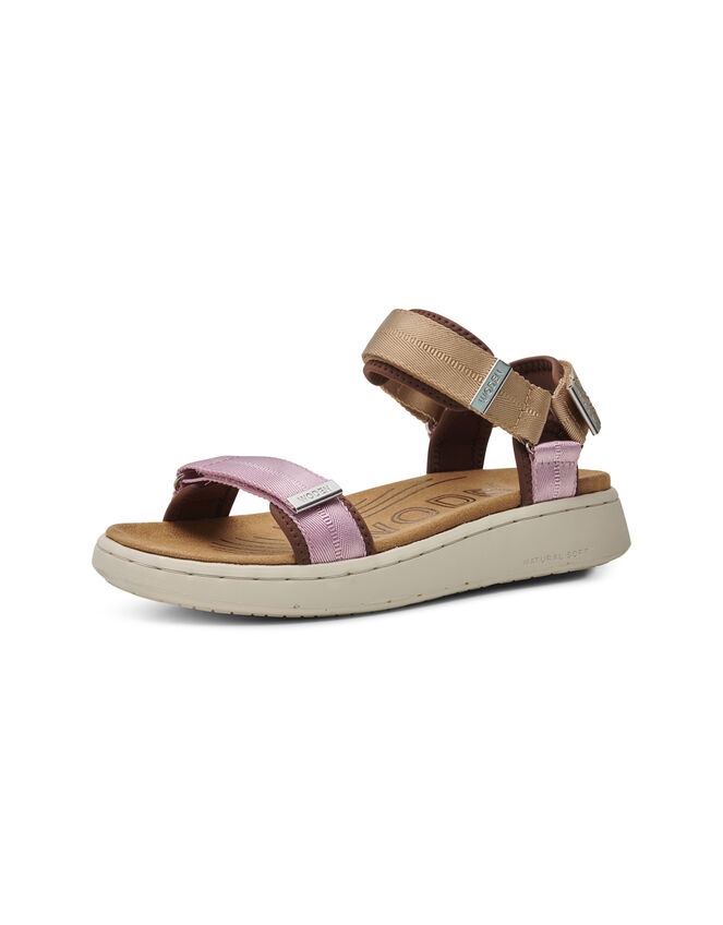 Woden Platform Sandals Pink