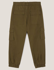 Plain Cargo Trousers, Green (KHAKI), large