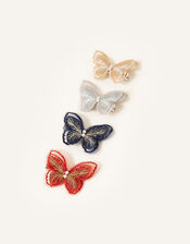 Winter Butterfly Clip Set, , large