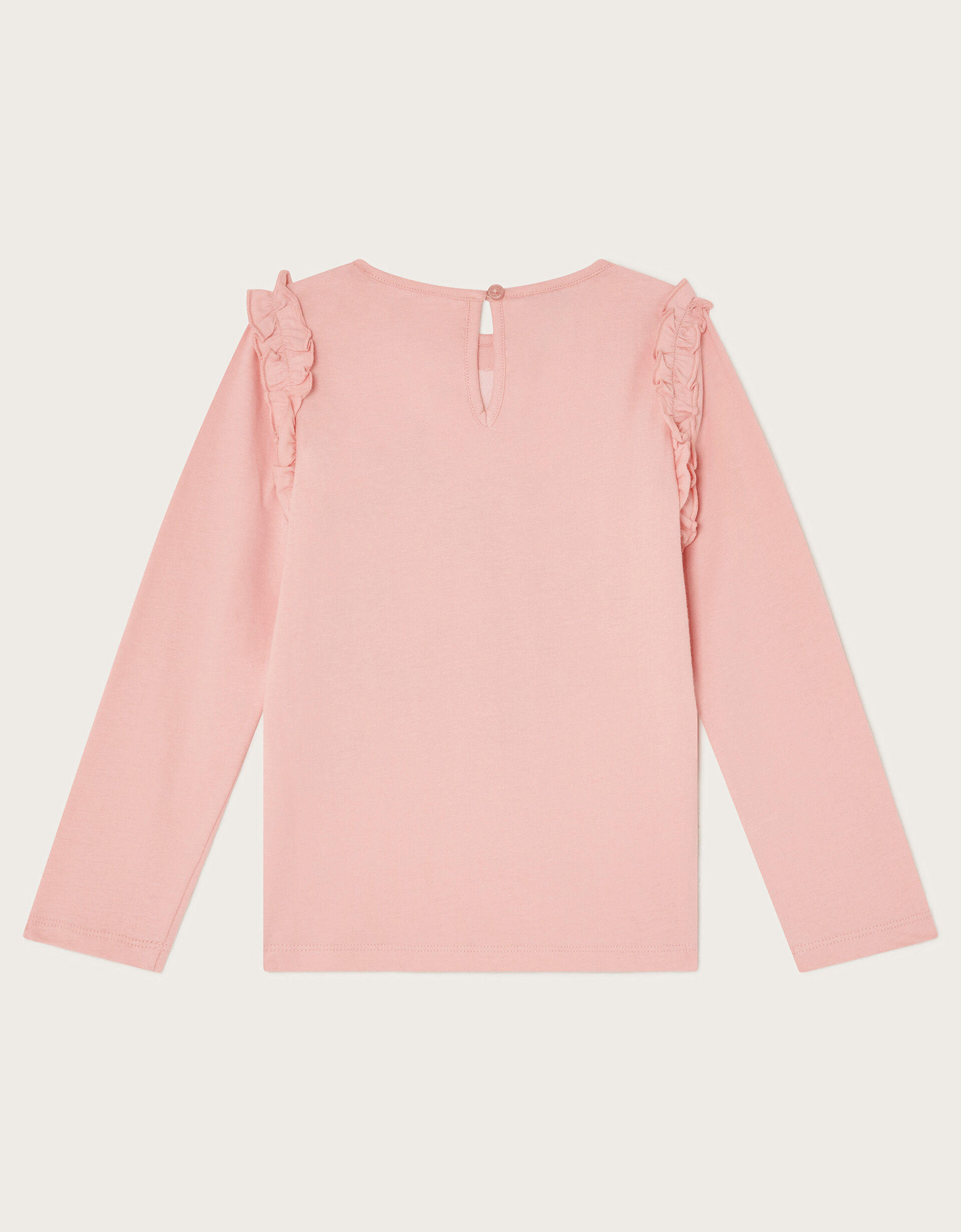 Embellished Unicorn Long Sleeve Top Pink | Girls' Tops & T