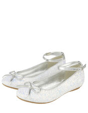 Anya Magical Glitter Ballet Flats, Blue (BLUE), large