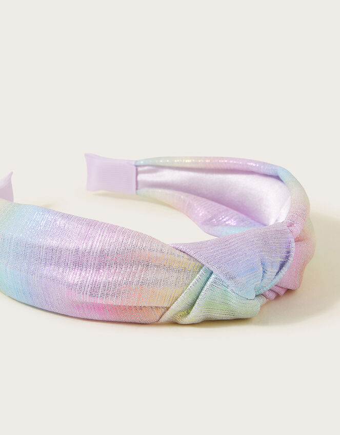 Ombre Pleated Knotted Headband , , large