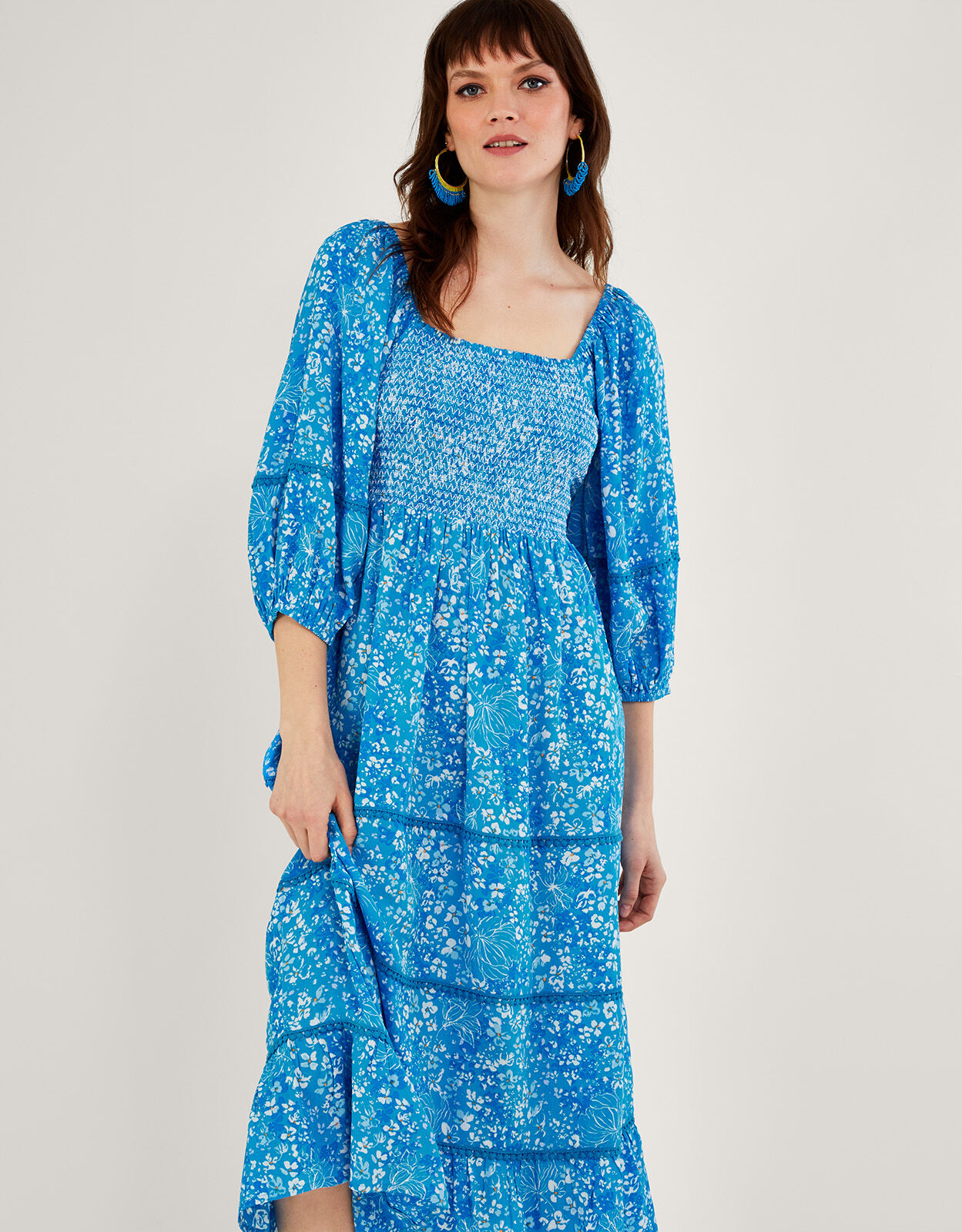 Monsoon blue top dress sale
