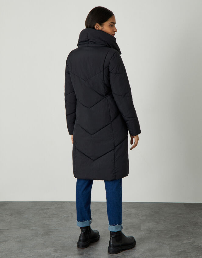 Daisy Padded Coat, Black (BLACK), large