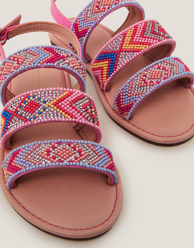 Embellished Strappy Sandals, Multi (MULTI), large