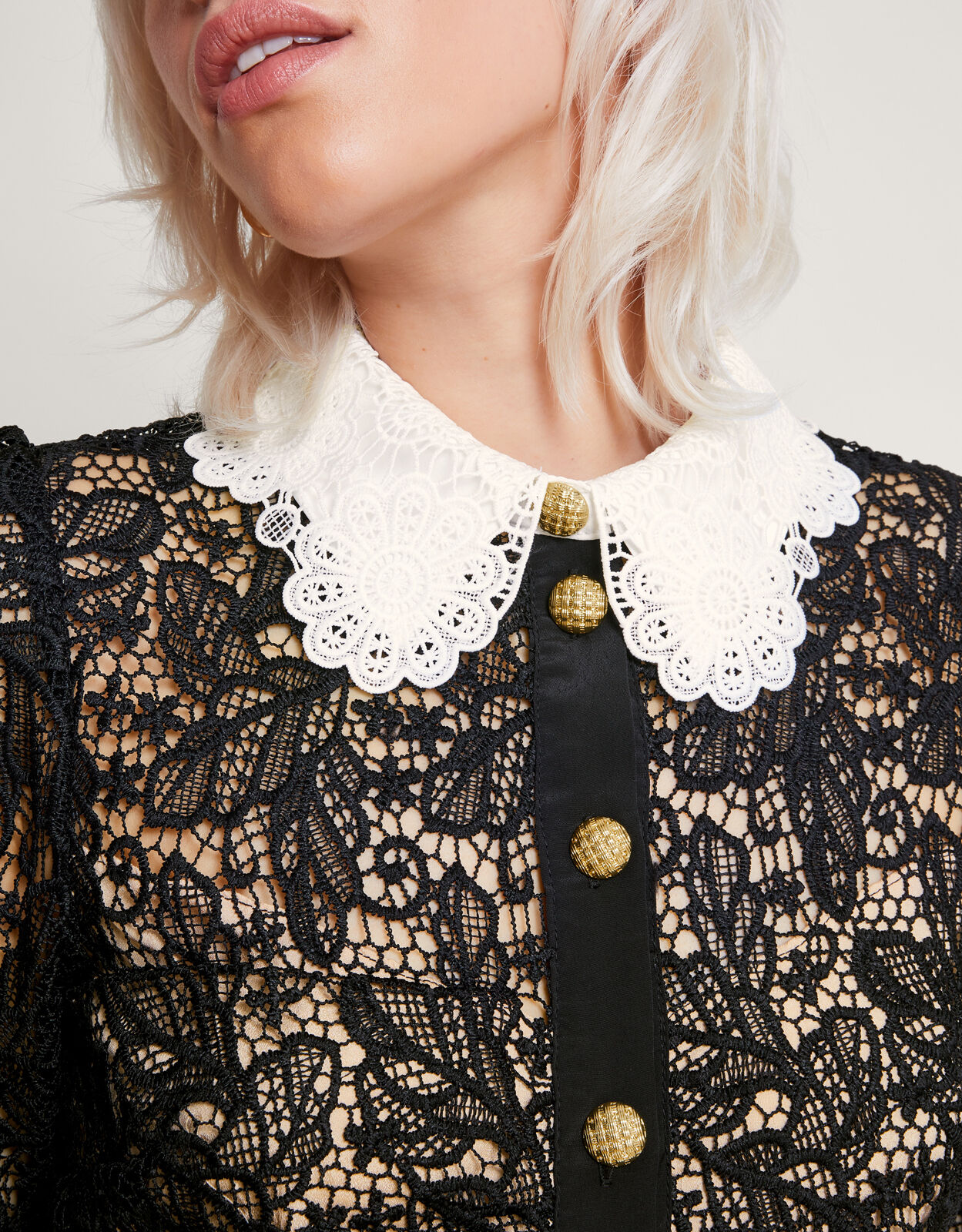 Lace hot sale dress shirt