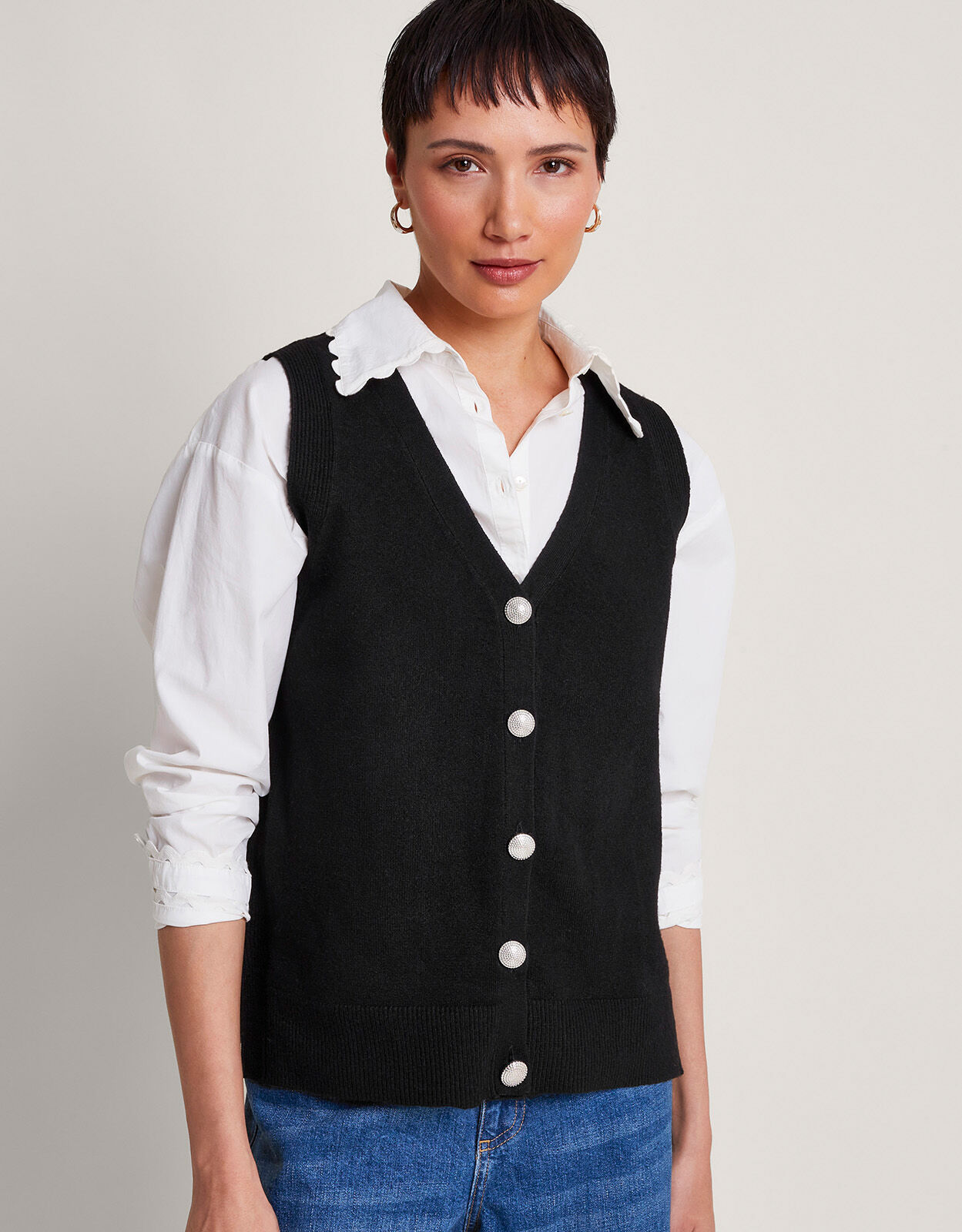 Sleeveless discount knitwear womens