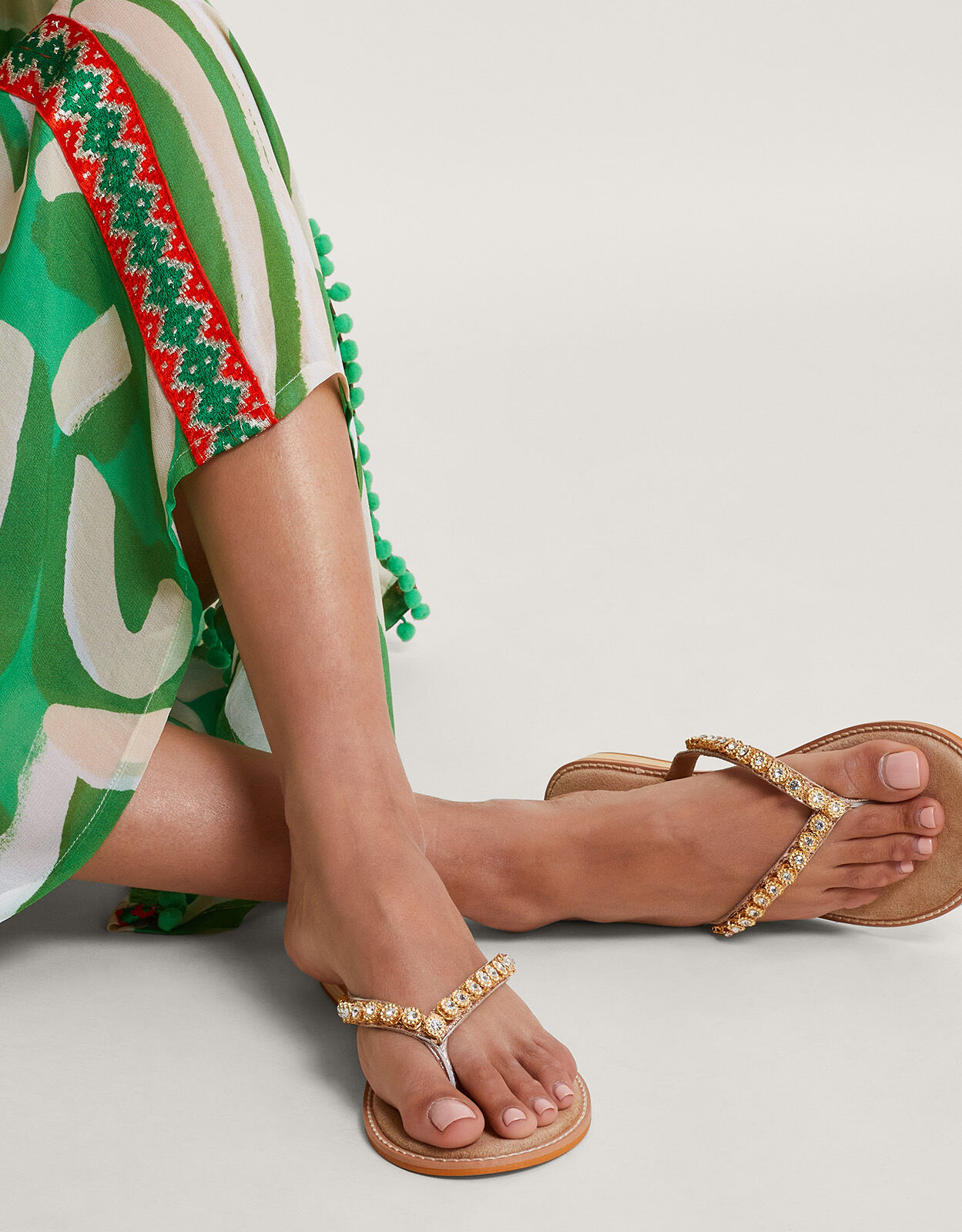 Gold toe post sandals uk hotsell
