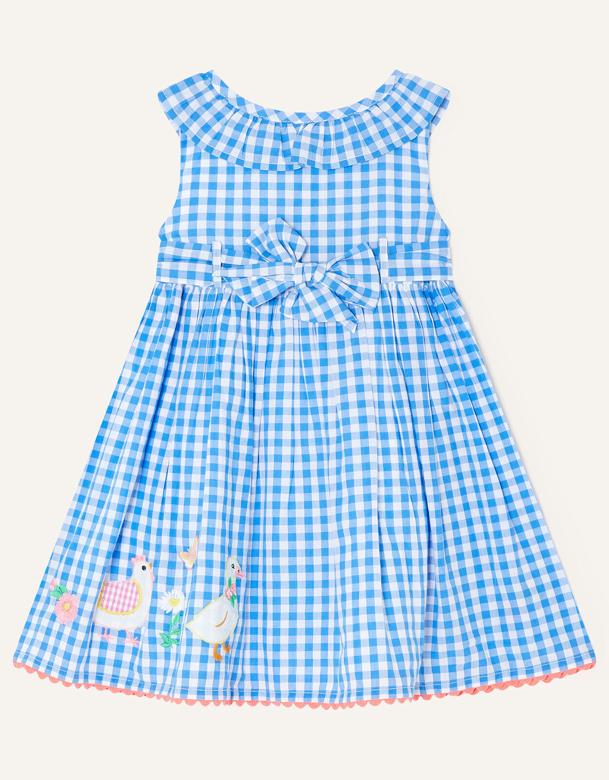 Blue gingham discount baby dress