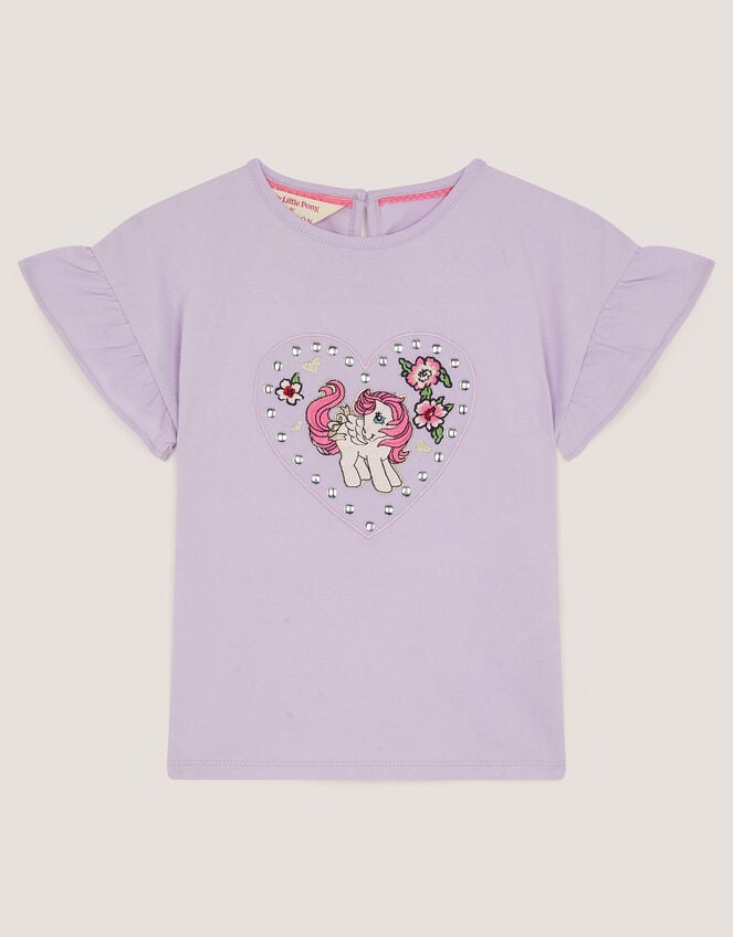 Monsoon x My Little Pony Embroidered T-Shirt, Purple (LILAC), large