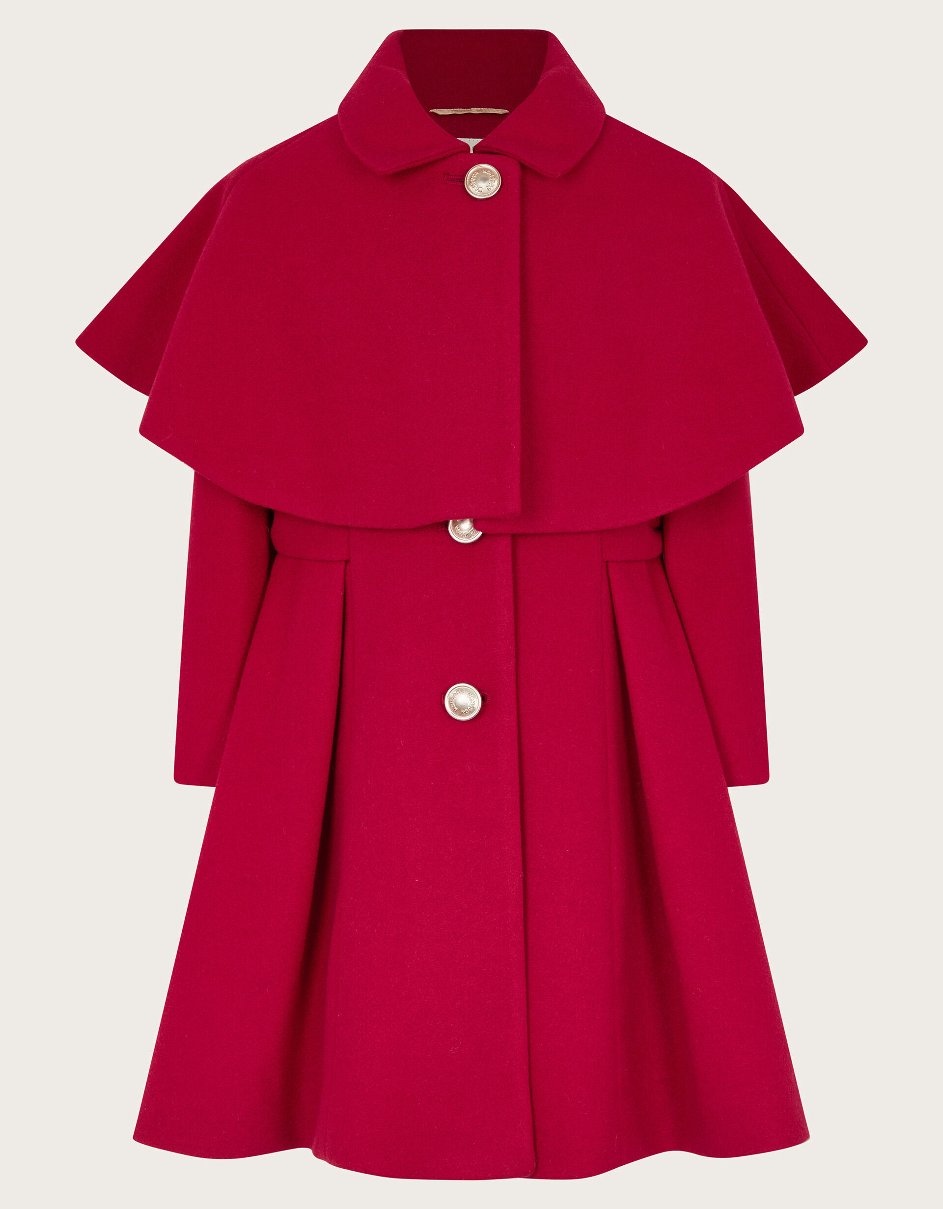 Girls cape coat clearance