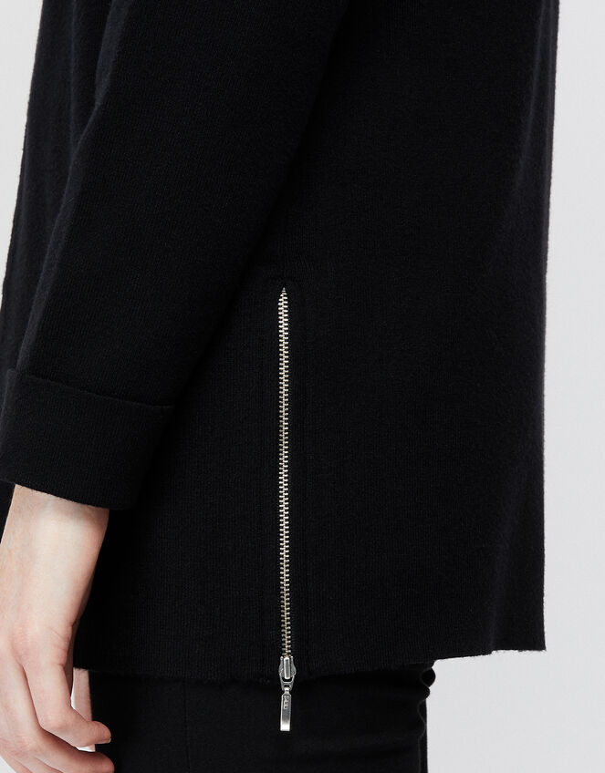 Yasmin Cardigan with Sustainable Viscose, Black (BLACK), large