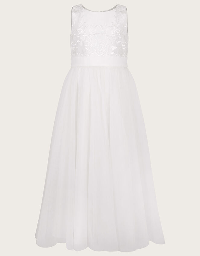 Odette Alice Tulle Maxi Dress, Ivory (IVORY), large