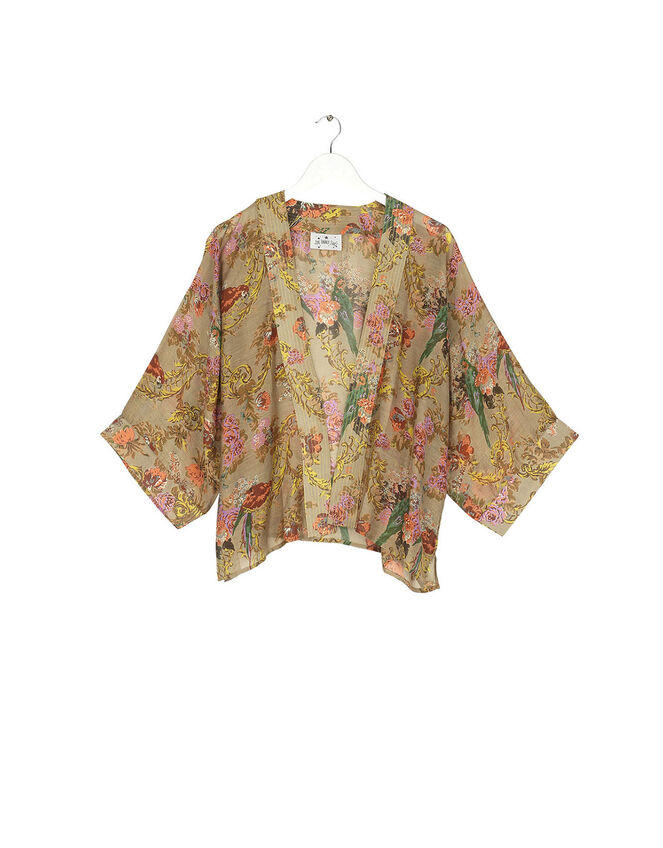 One Hundred Stars Antique Chintz Kimono, , large