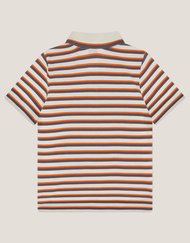 Tiger Stripe Polo Shirt, Multi (MULTI), large