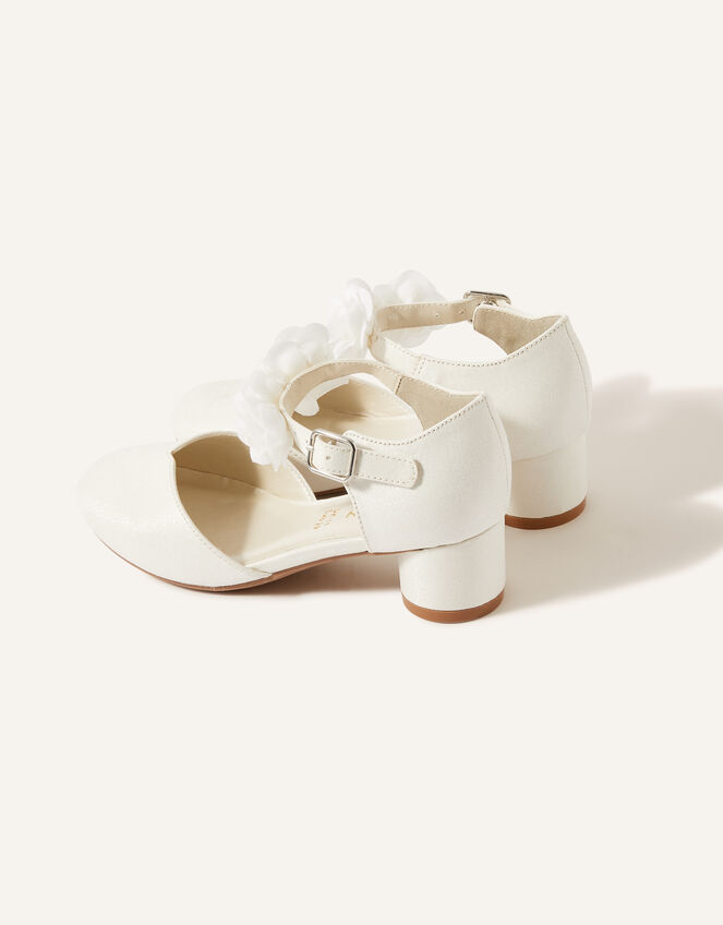 Corsage Two-Part Heels, Ivory (IVORY), large