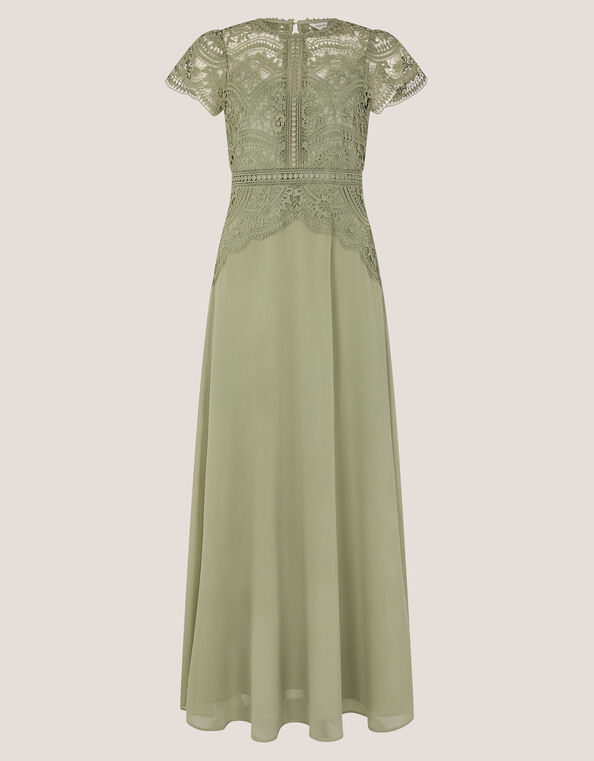 Monica Lace Bridesmaid Dress, Green (PALE GREEN), large