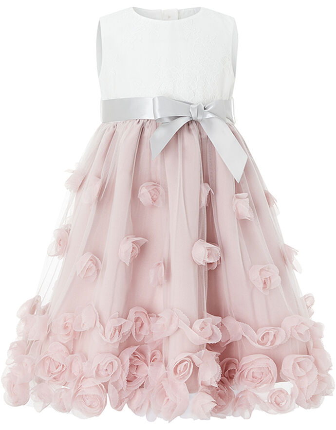Baby Ianthe Floral Occasion Dress Pink Baby Girl Dresses Monsoon UK.
