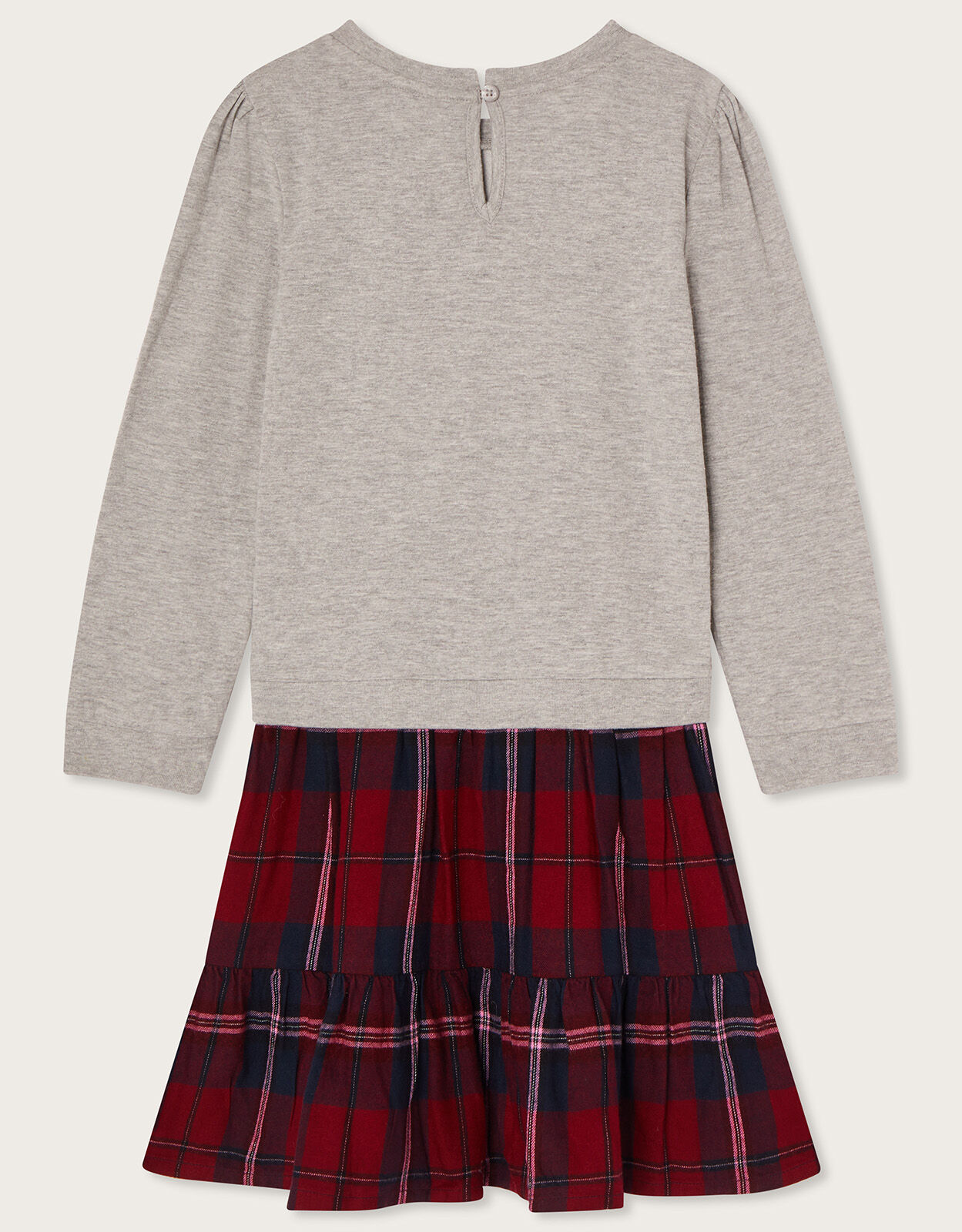 Monsoon tartan dress on sale