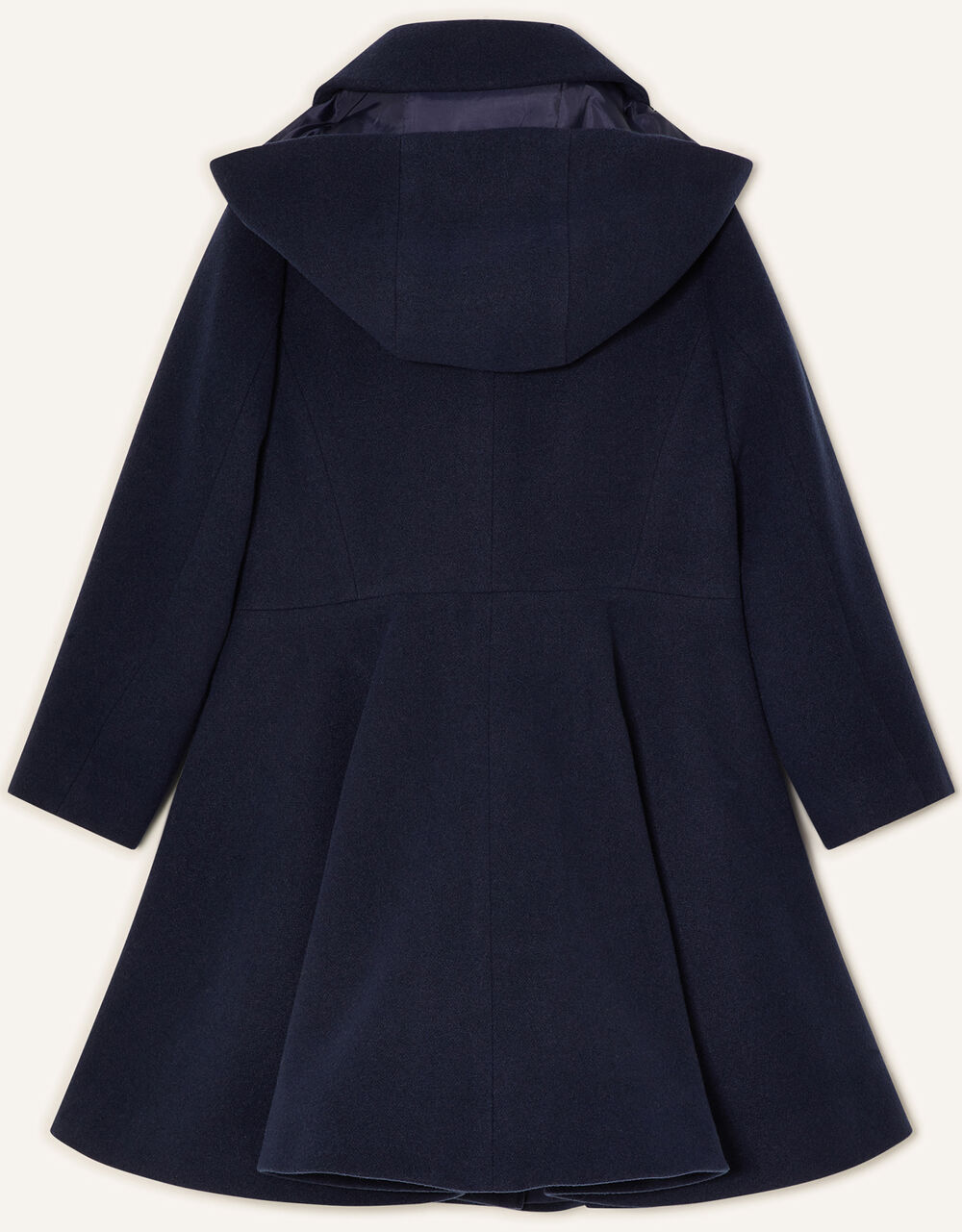 Back to School Hooded Coat Navy Blue Girls' Coats & Jackets Monsoon UK.