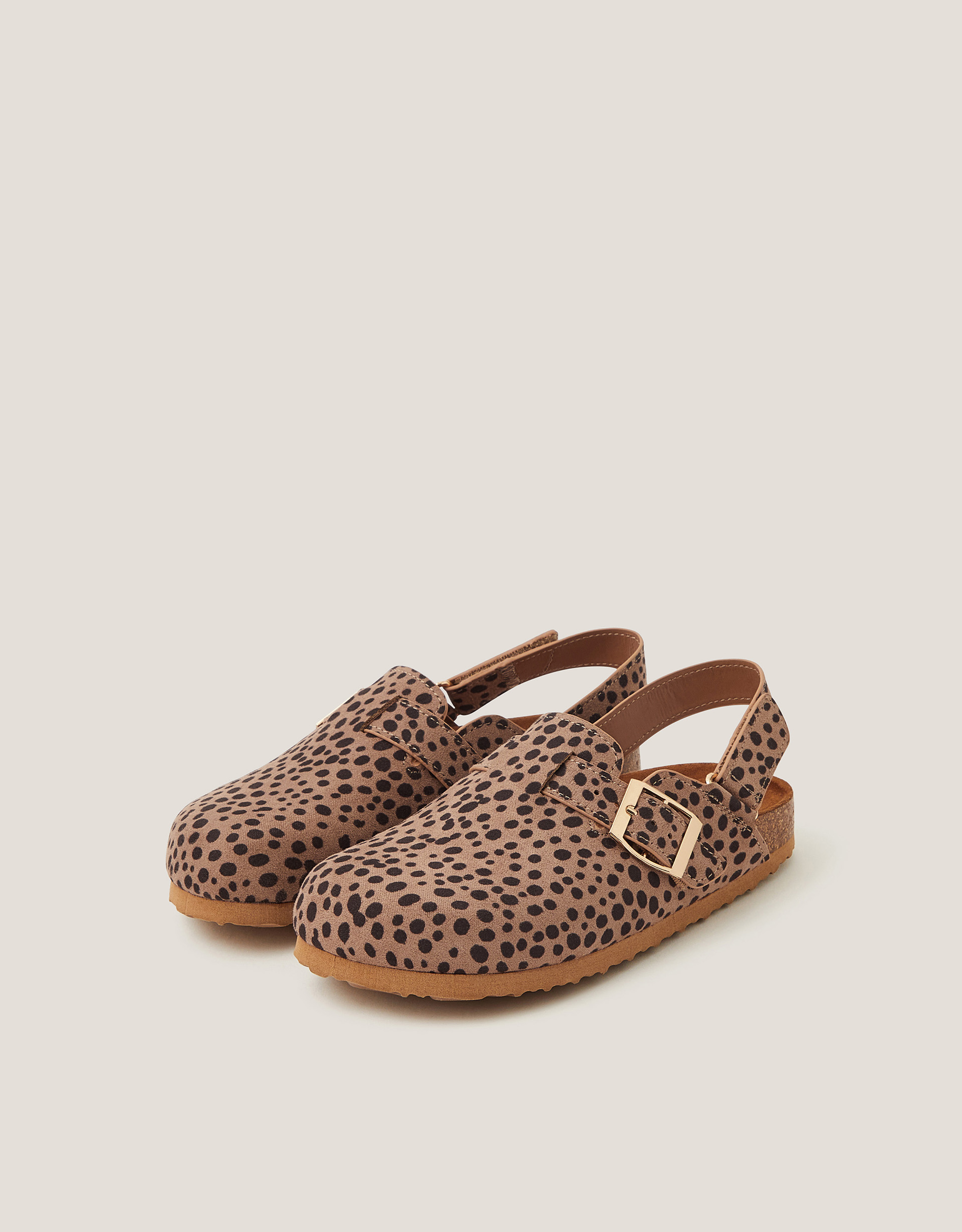 Monsoon Animal Print Mules