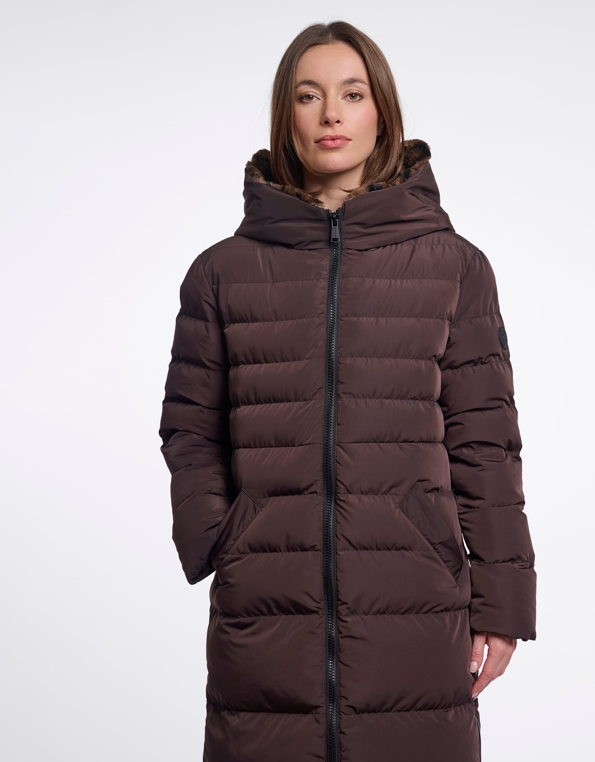 Monsoon Rino & Pelle Keila Long Padded Coat, view 2