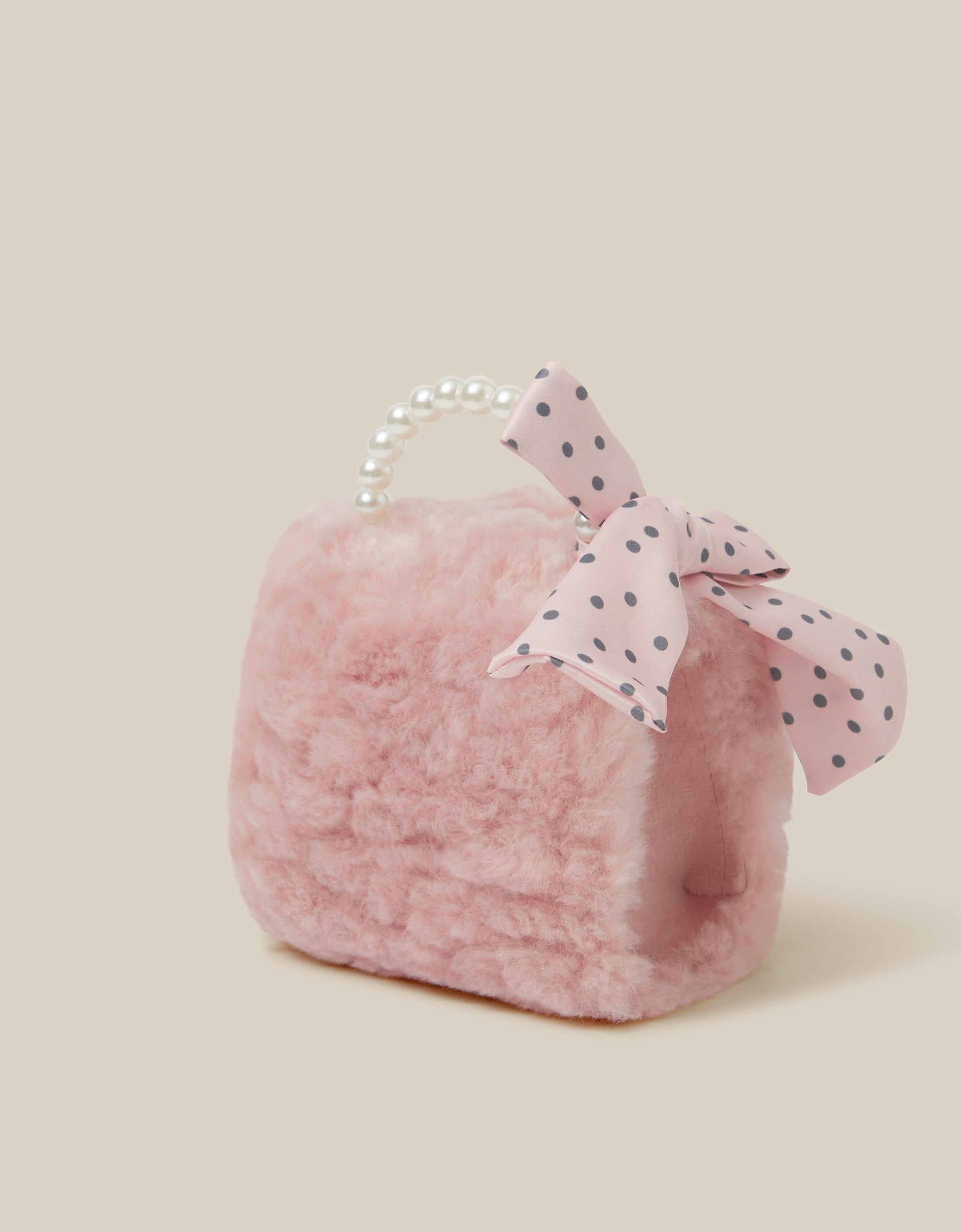 Monsoon Fluffy Poodle Bow Bag, view 2
