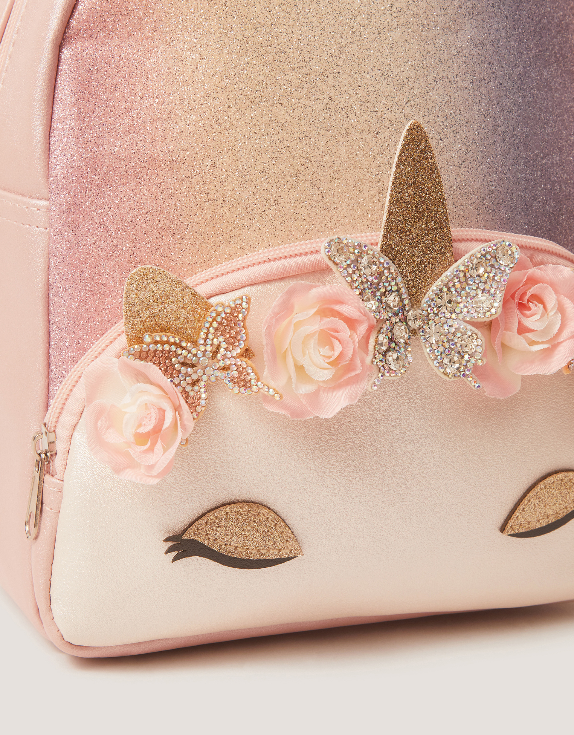 Monsoon Unicorn Glitter Backpack, view 3