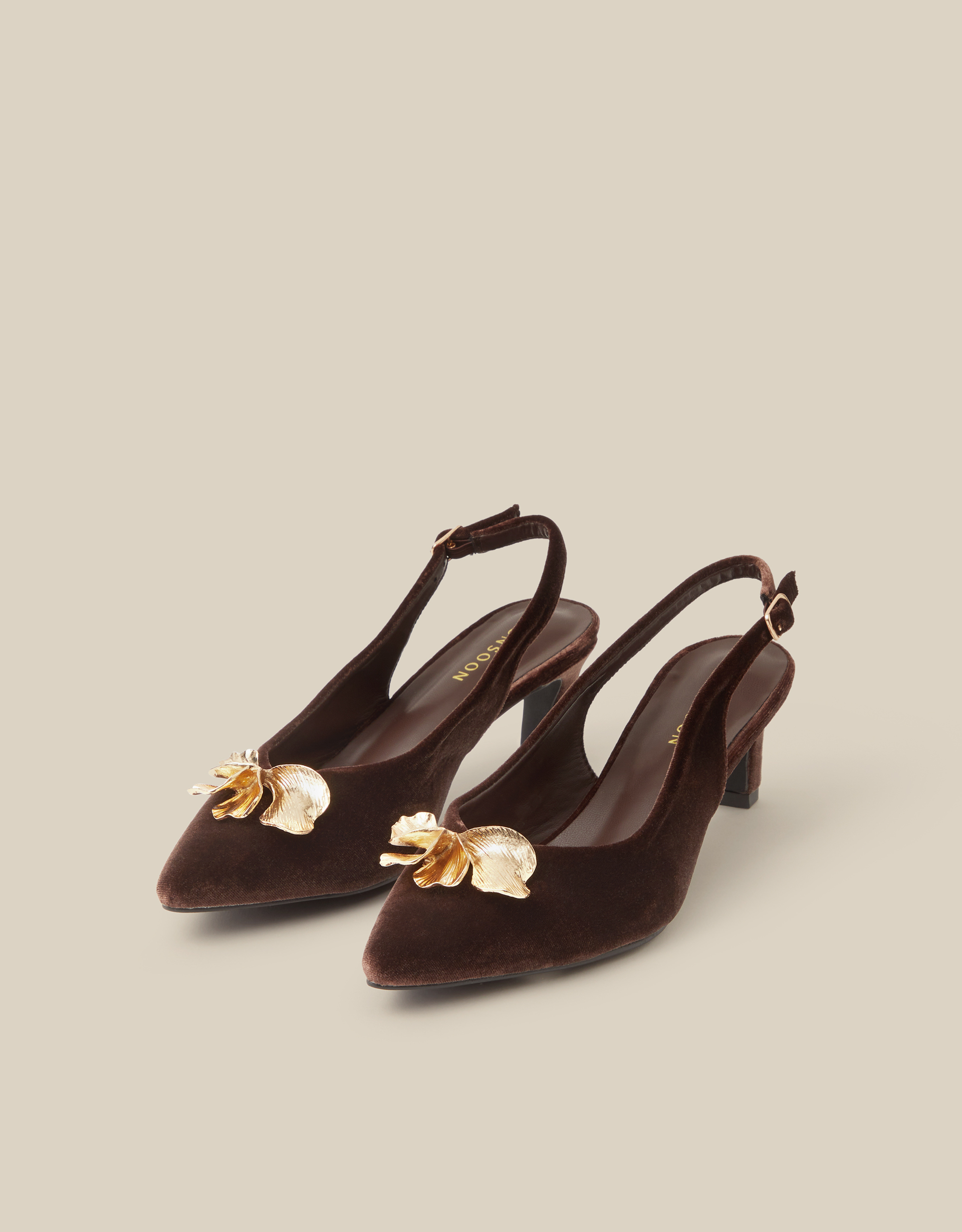 Monsoon Juni Embellished Slingback Heels