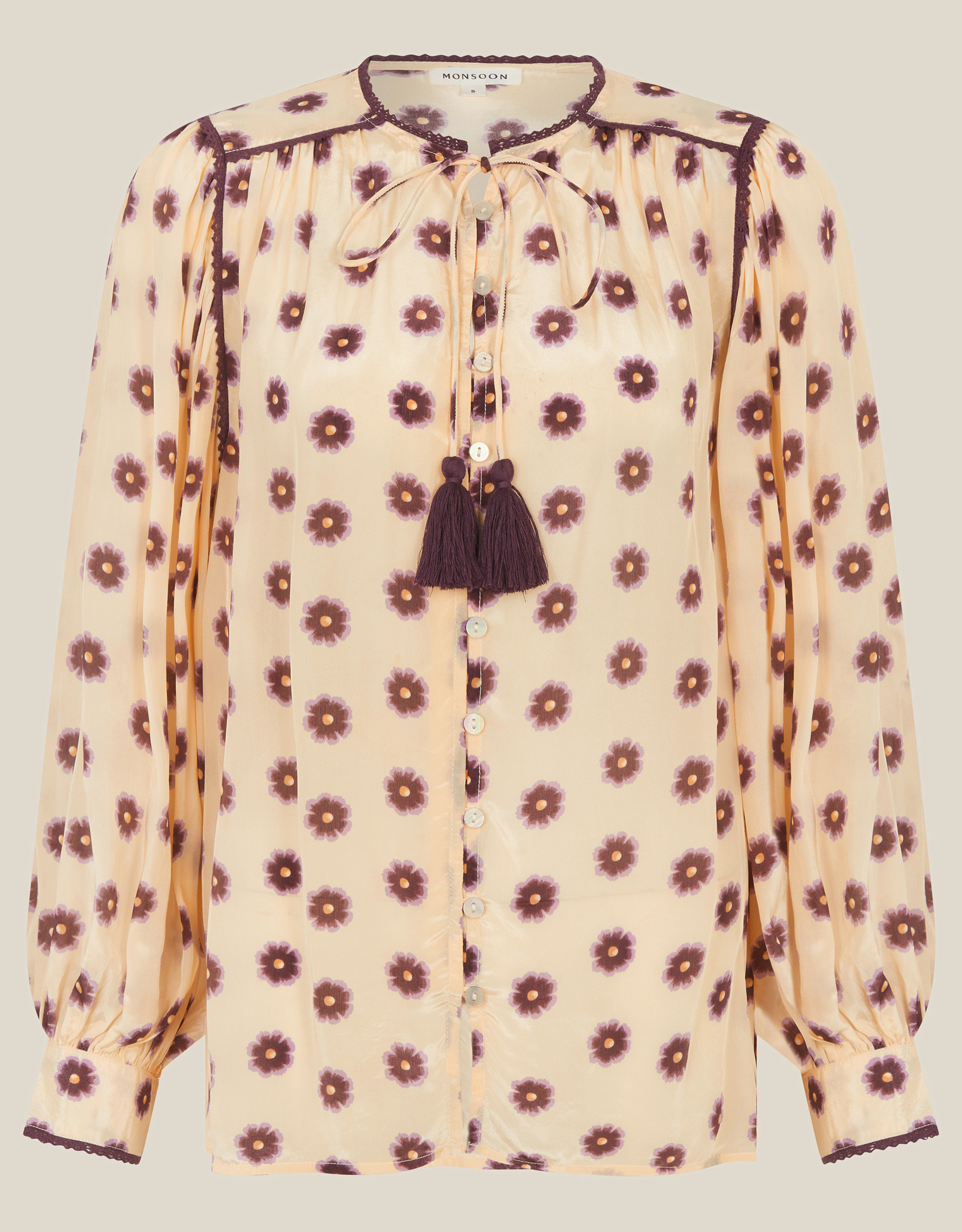 Monsoon Saira Floral Print Blouse, view 5