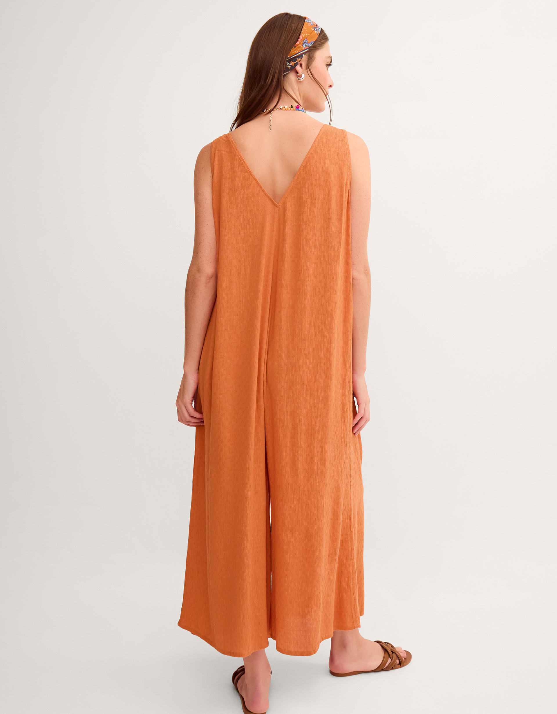 Monsoon Sophia Embellished Culotte Jumpsuit, view 3