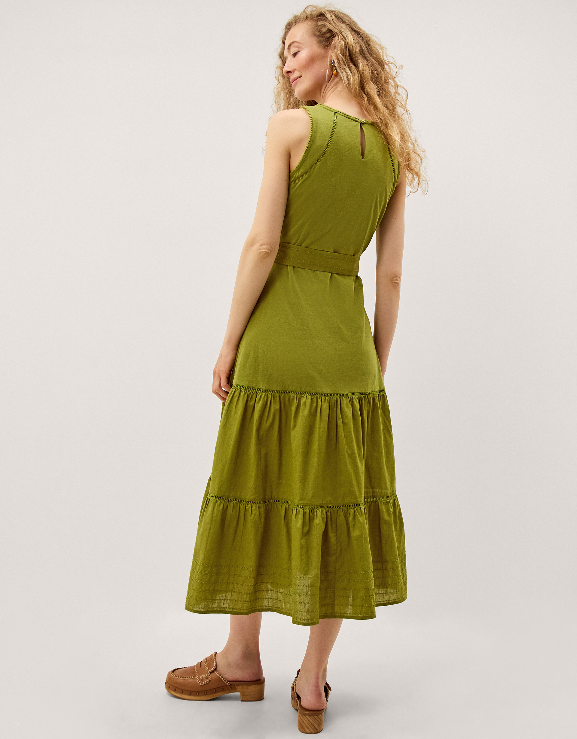 Monsoon Jen Belted Jersey Maxi Dress, view 3