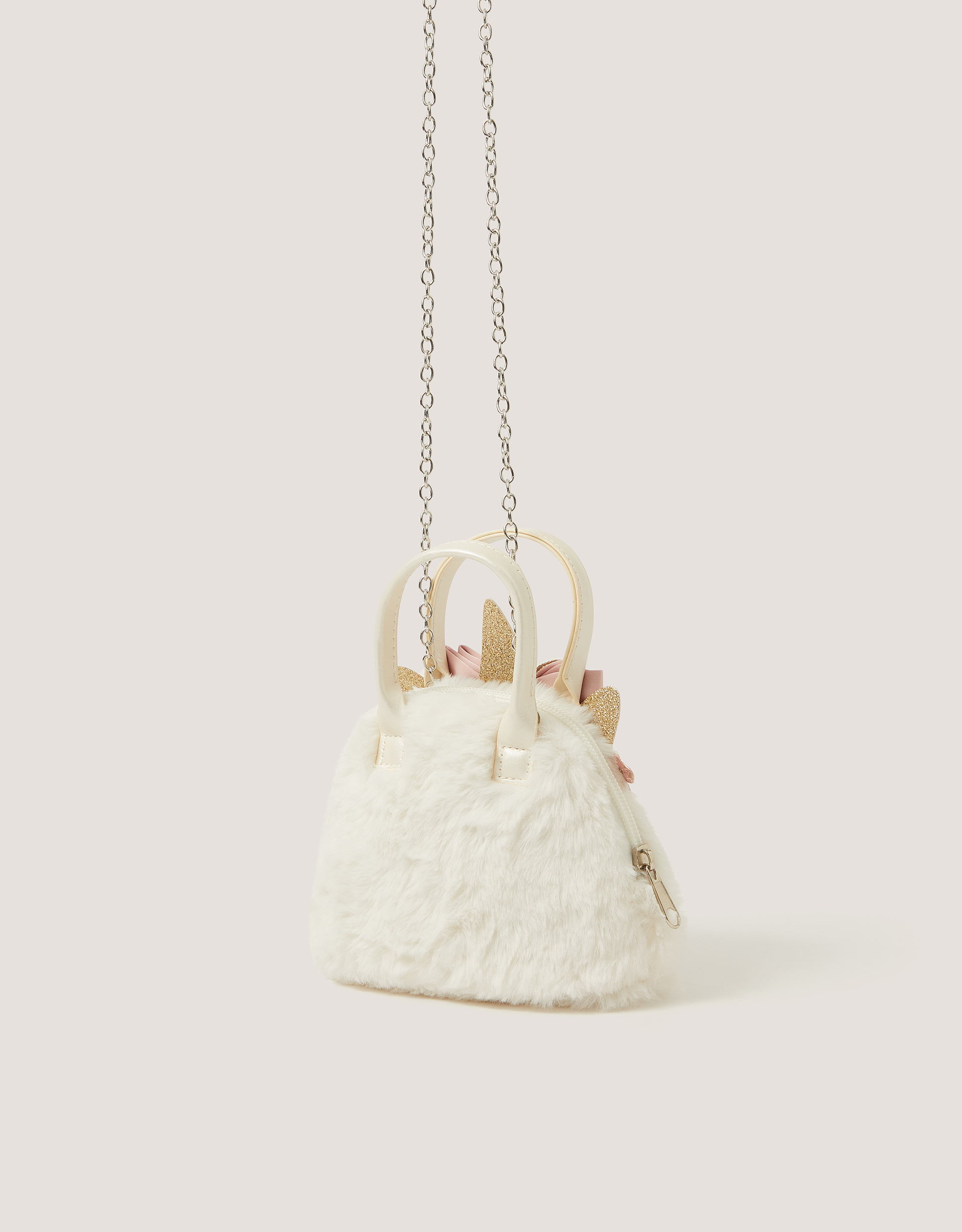 Monsoon Luna Fluffy Unicorn Bag, view 2