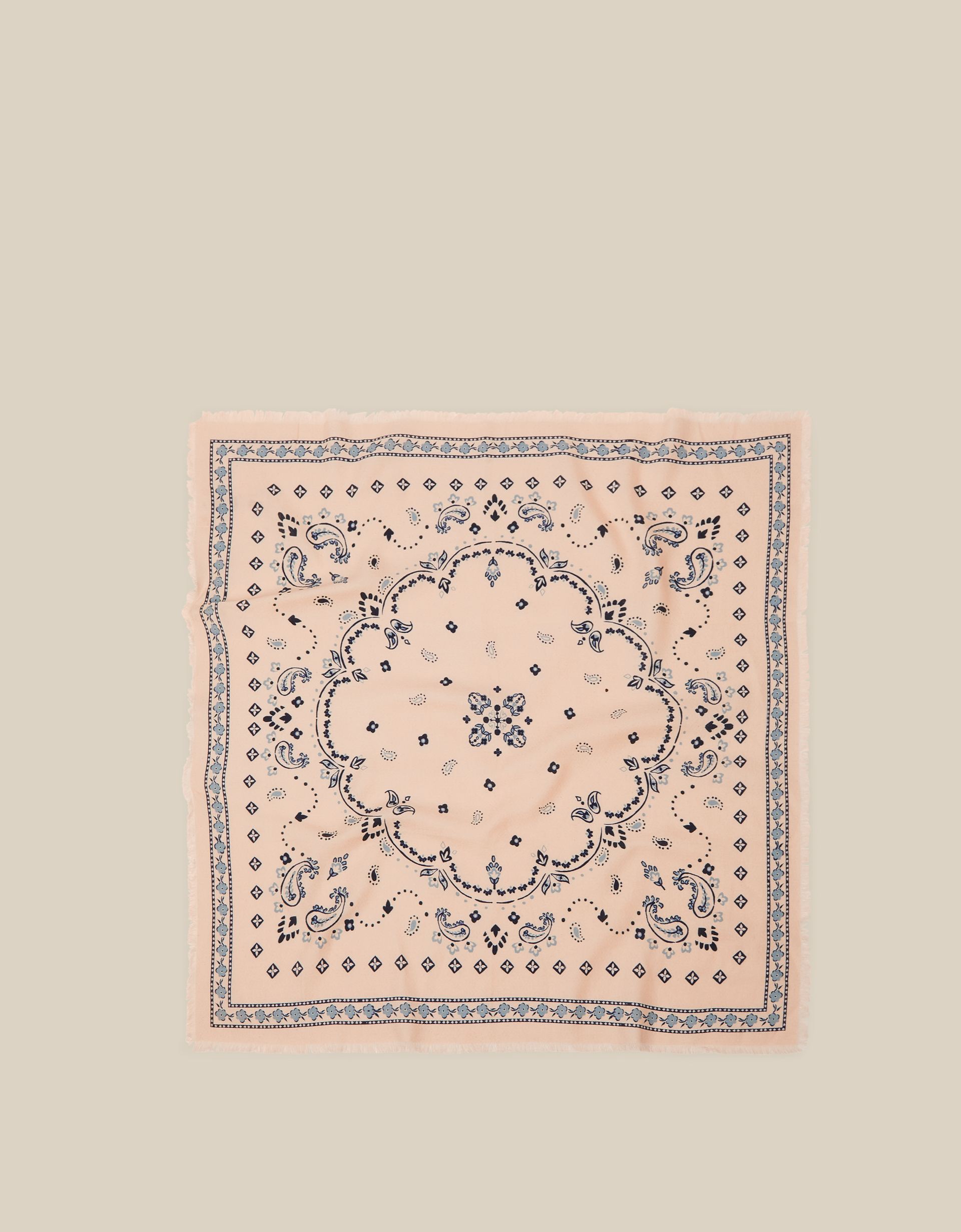 Monsoon Jamelia Paisley Print Square Scarf