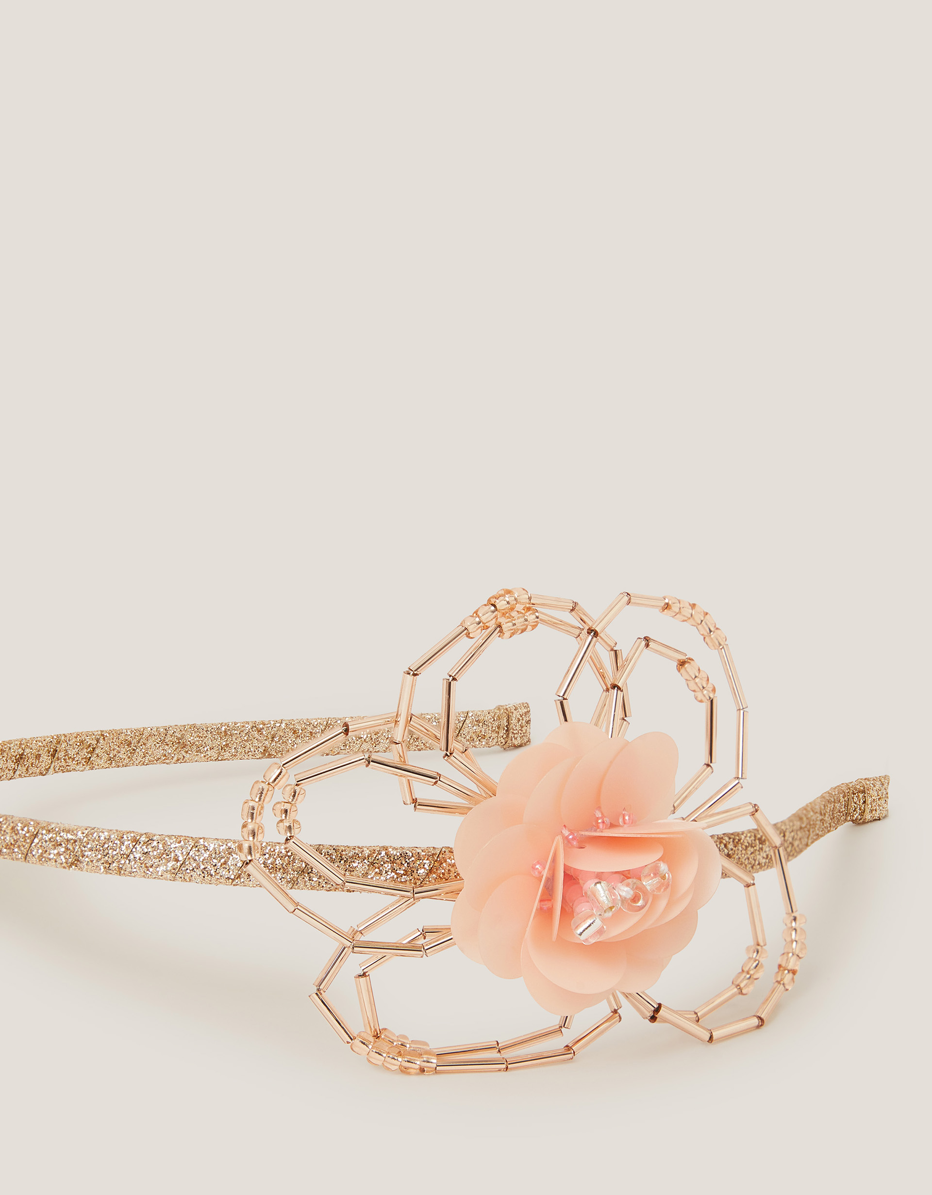 Monsoon Embellished Flower Glitter Headband, view 2