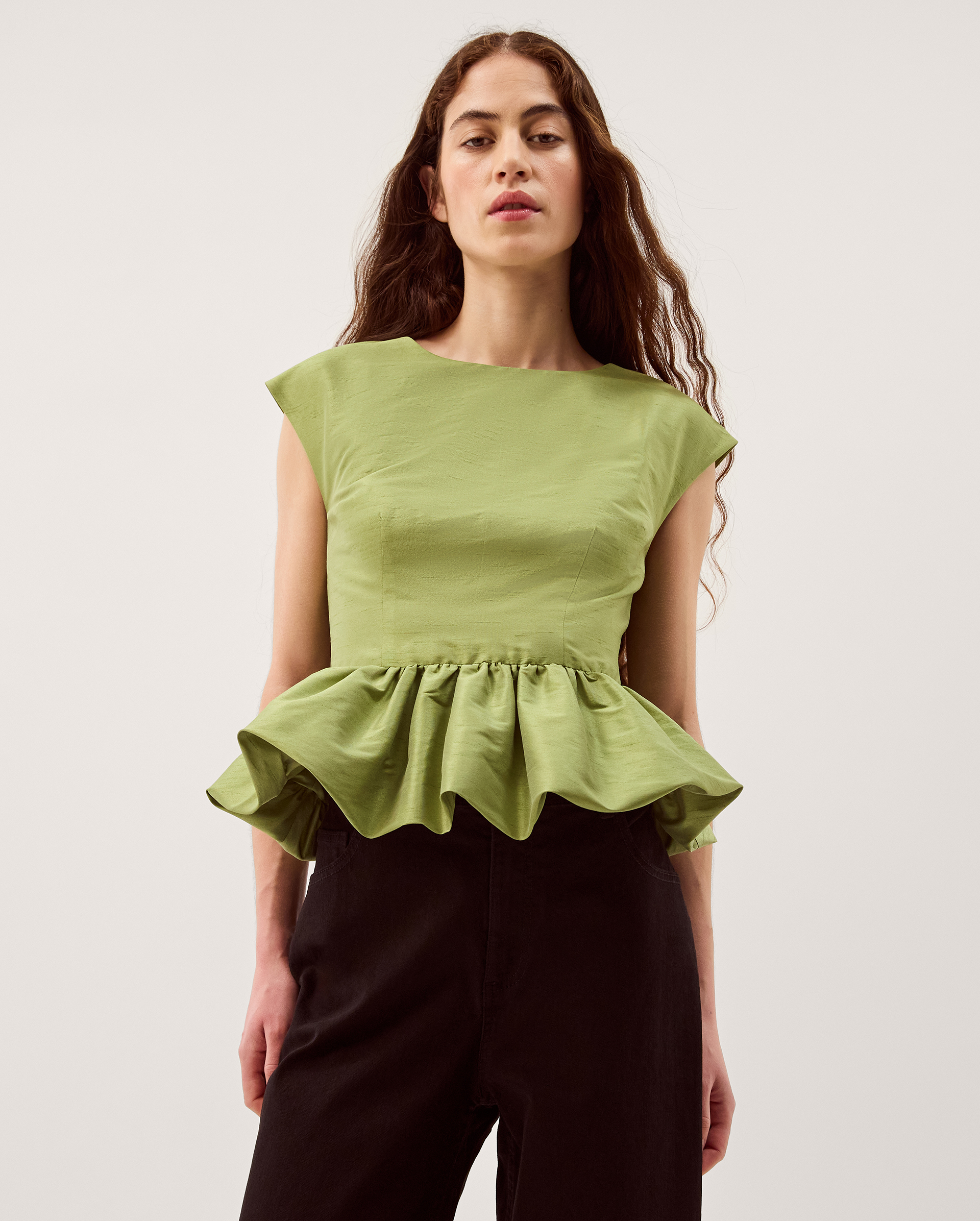 Monsoon Dahlia Sleeveless Peplum Top, view 2