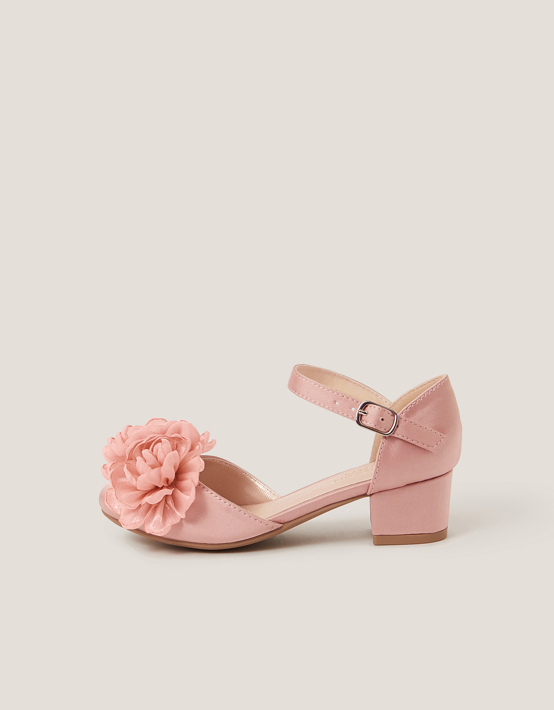 Monsoon Corsage Satin Two-Part Heels, view 2