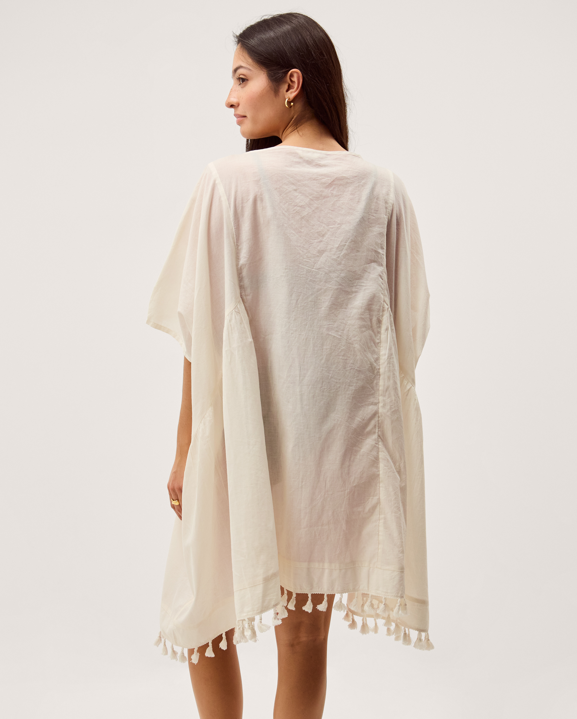 Monsoon Astrid Tassel Embellished Mini Kaftan, view 4