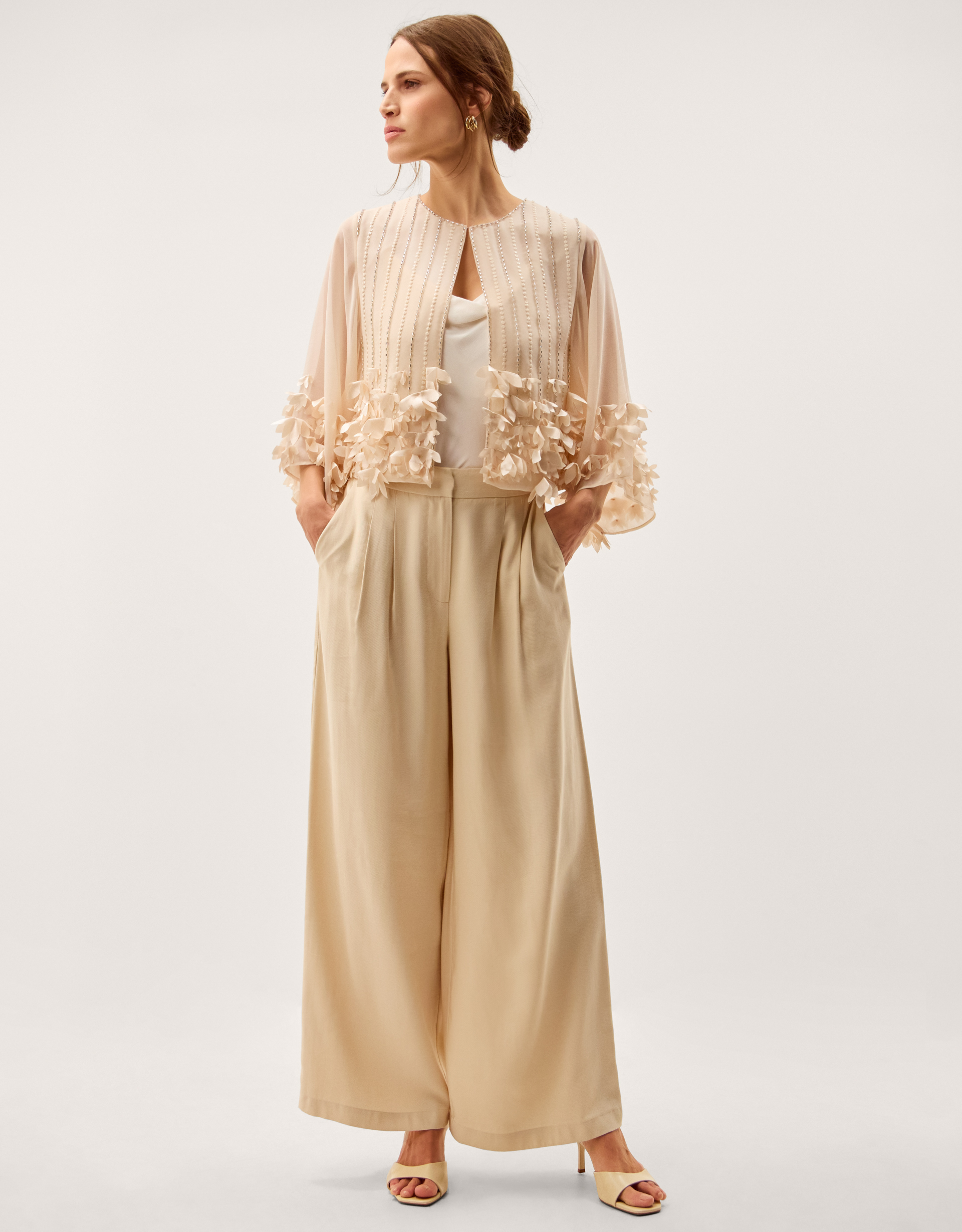 Monsoon Claire Appliqué Jacket, view 4
