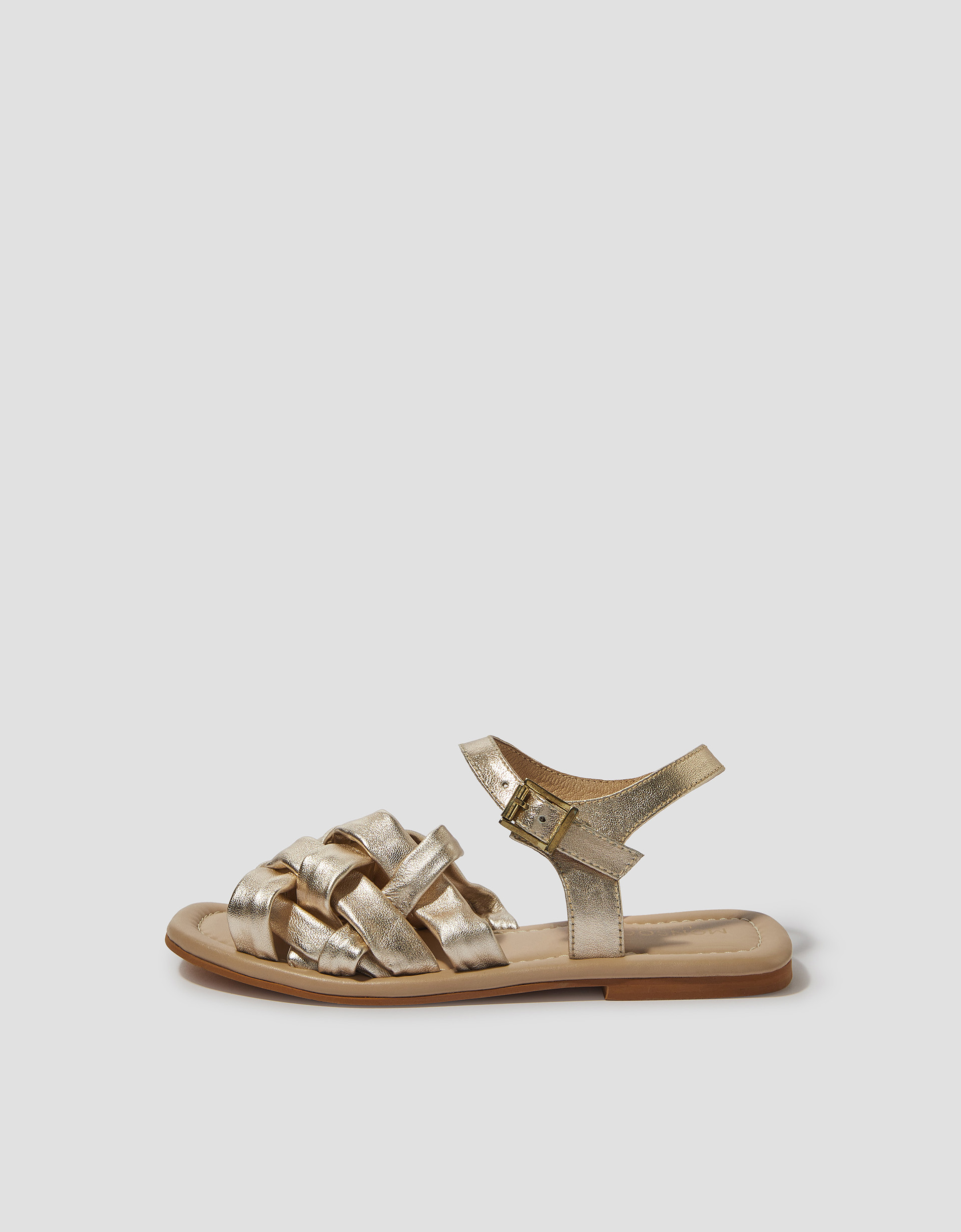 Monsoon Pip Woven Leather Sandals, view 2