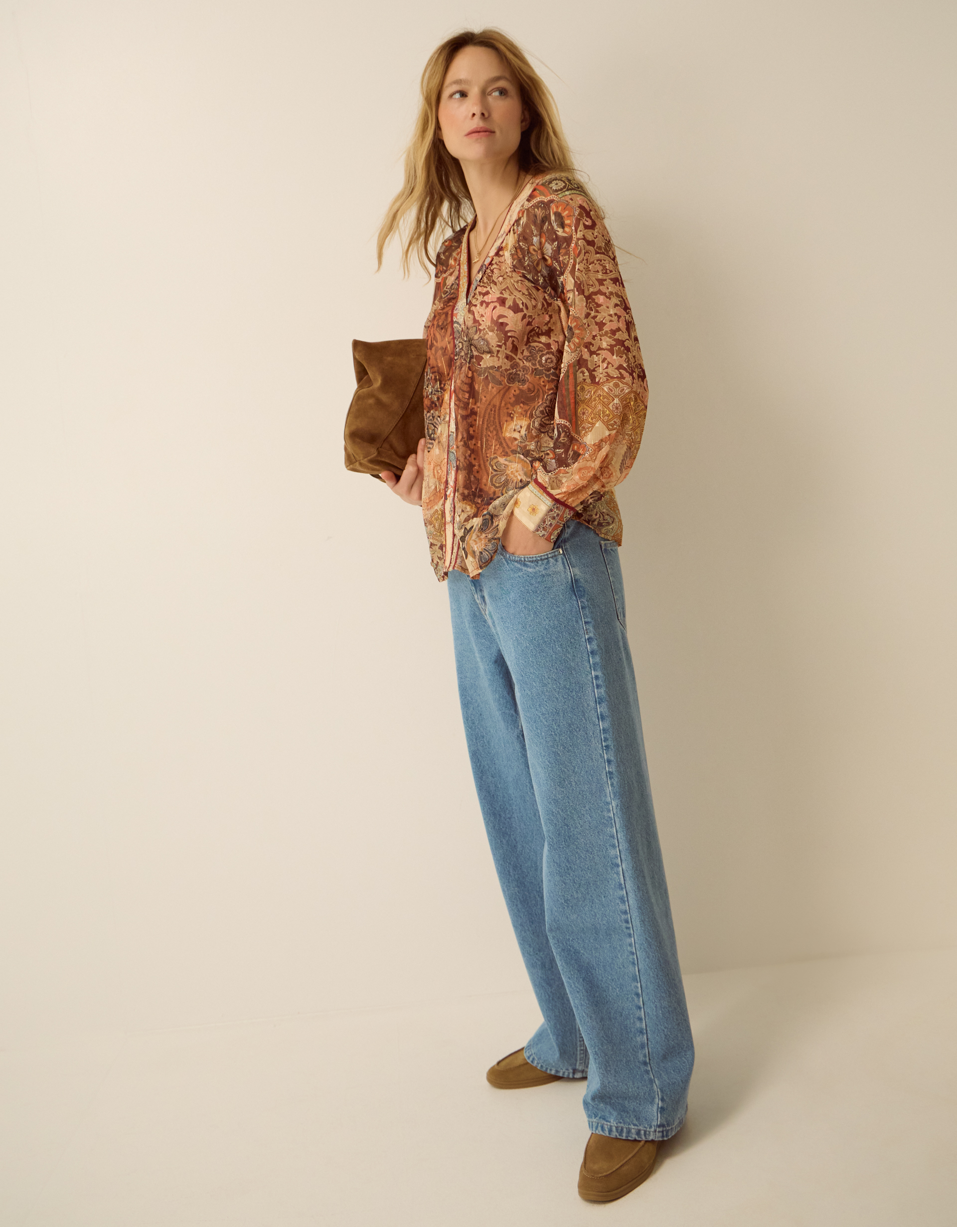 Monsoon Lillian Wide Leg Jeans, view 2