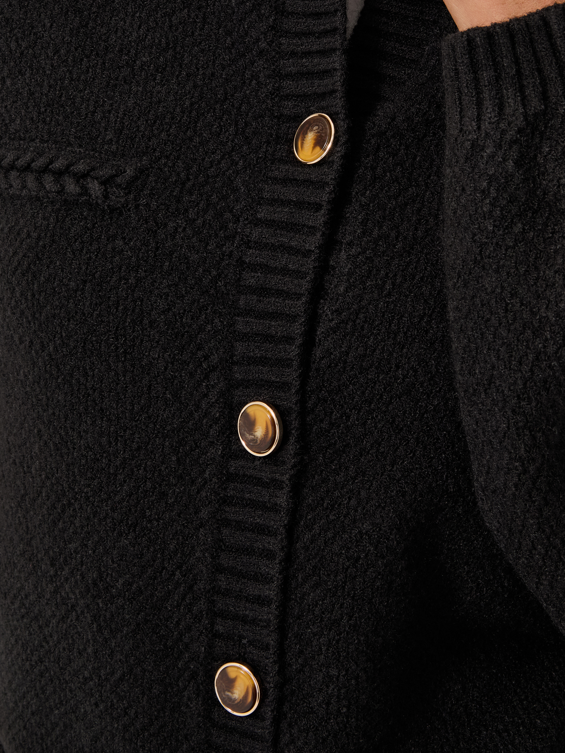 Monsoon Bella Braid Pocket Cardigan, view 2